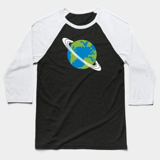 World Satellite Circle Baseball T-Shirt